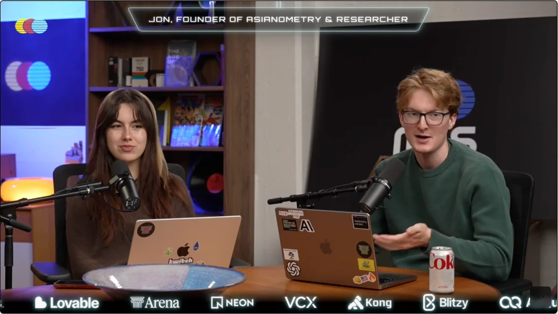 MTS hosts on set during a live broadcast